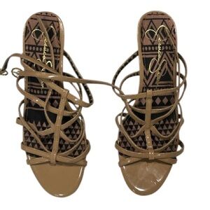 Jessica Simpson Strappy‎ High Heel Sandals, Preowned, Size 8.5B.